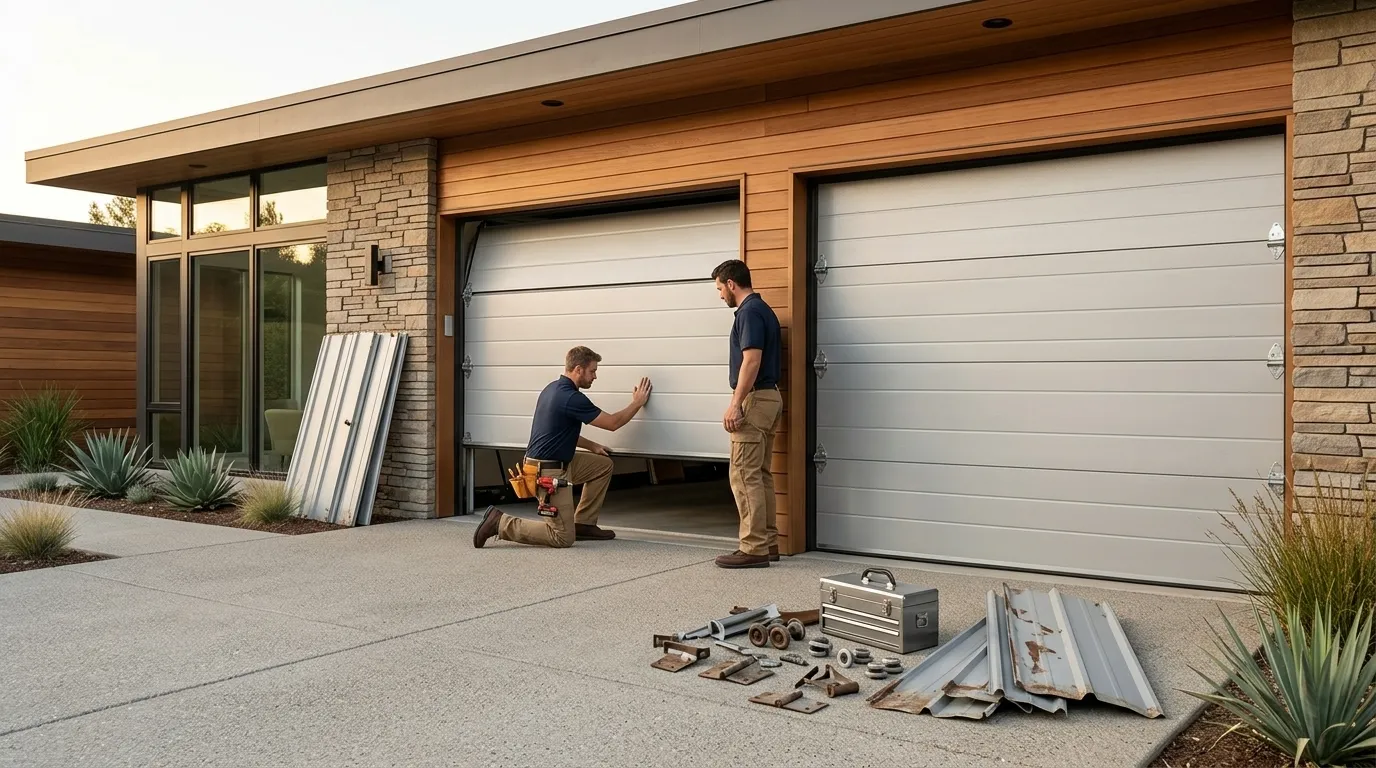 Garage door installation in Oklahoma City, OK